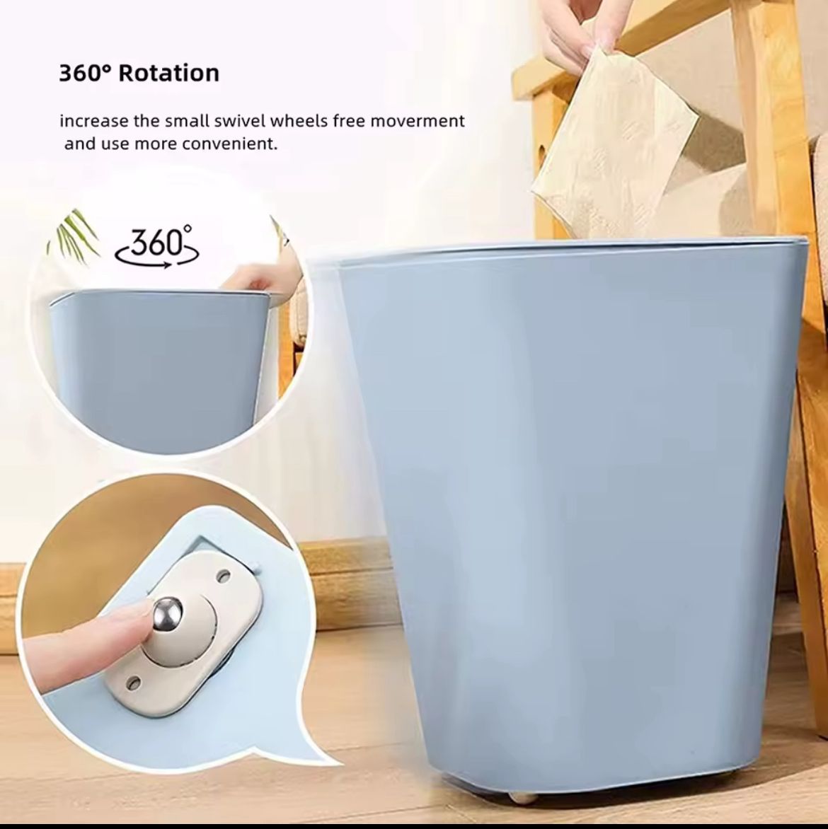 Miniatura 4 de RUEDAS UNIVERSAL GIRATORIAS x4pcs PN-673